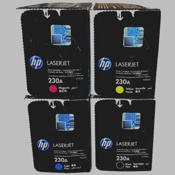 Hp 230A W2300A Orjinal Toner Takımı / Hp Color LaserJet Pro 4203dn / 4203dw / 4303dw / 4303fdn / 4303fdw
