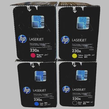 Hp 230A W2300A Orjinal Toner Takımı / Hp Color LaserJet Pro 4203dn / 4203dw / 4303dw / 4303fdn / 4303fdw