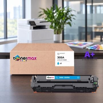 Hp 305A CE411A Mavi Muadil Toner A Plus / LaserJet Pro M351 / M375 / M451 / M475