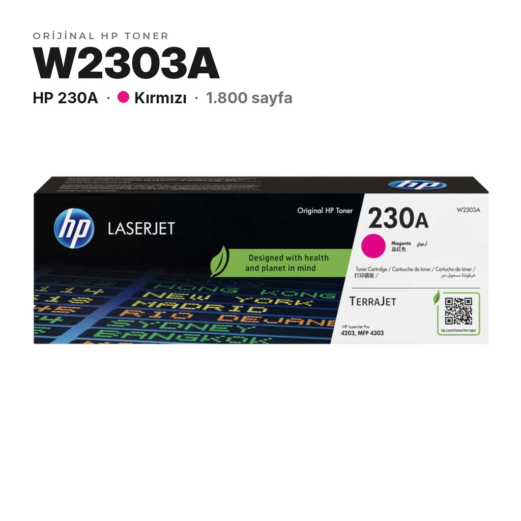 TonerMAX® HP 230A Kırmızı Orijinal Toner