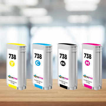 Hp 738 Muadil Kartuş 4'lü Avantaj Paketi 130ml - T850/T950 Uyumlu