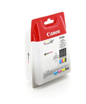 Canon CLI-551 Orjinal 4'lü Kartuş Seti