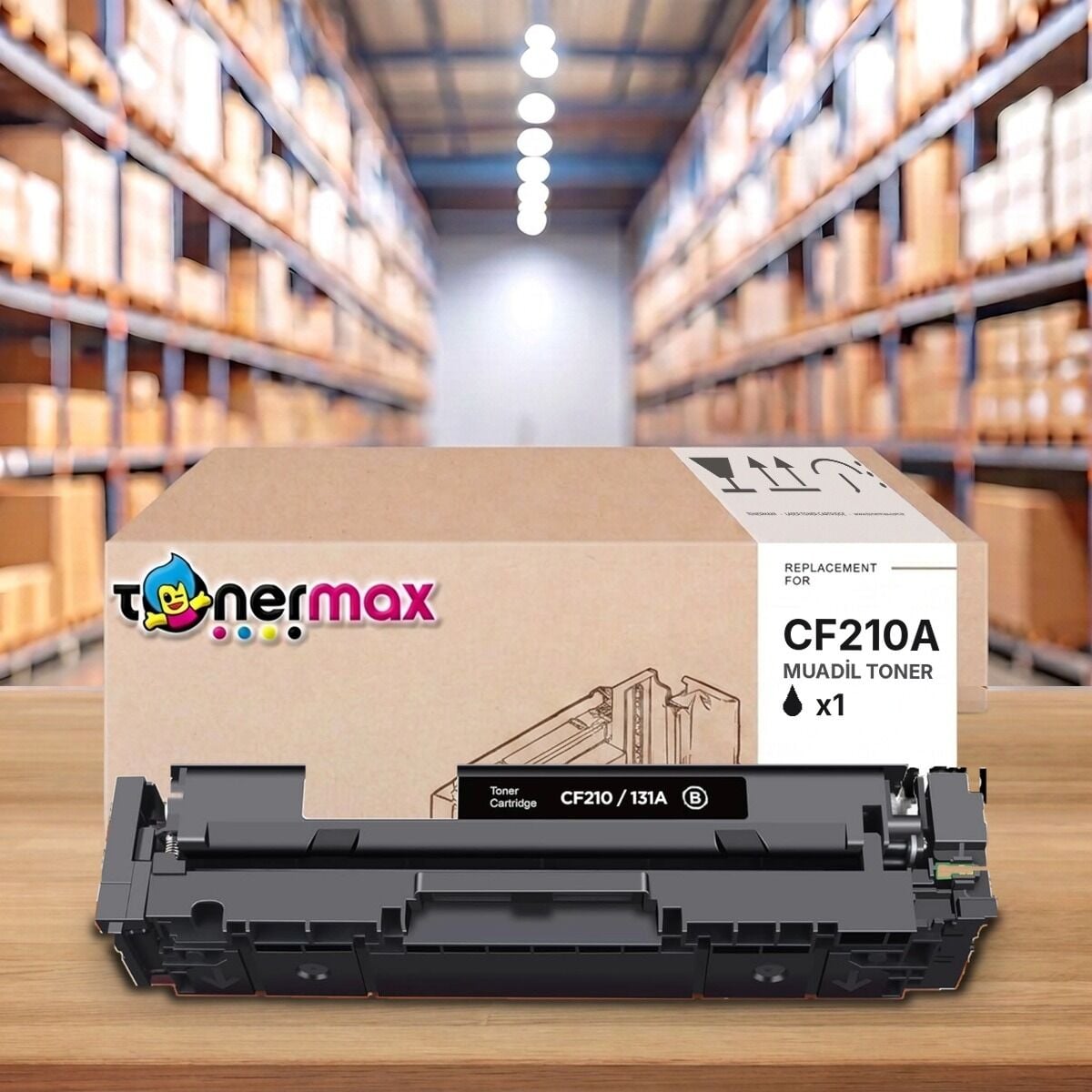 HP 131A CF210A Siyah muadil toner