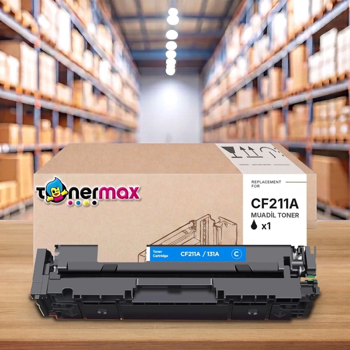 HP 131A CF211A Mavi muadil toner