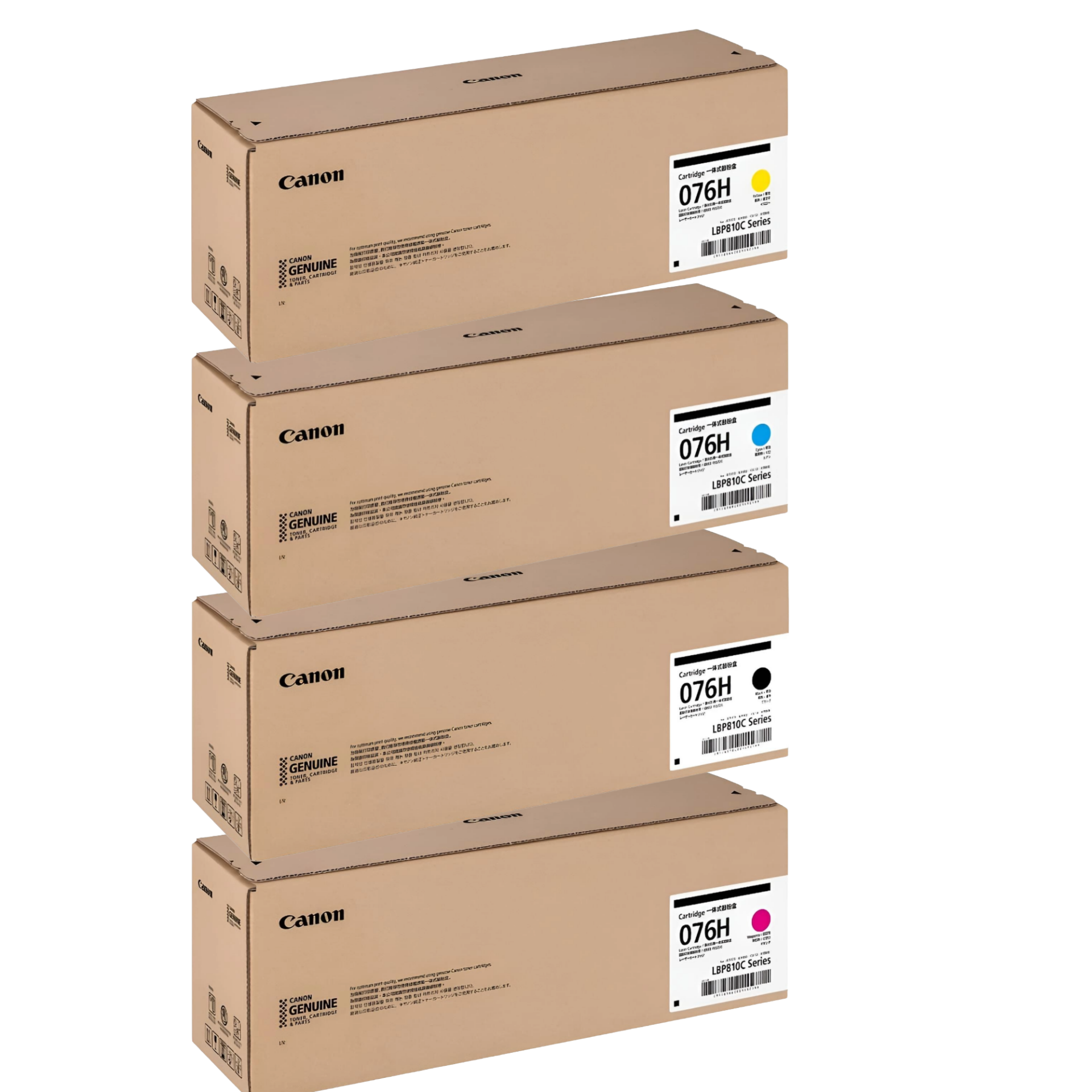 Canon CRG-076H Orijinal Toner Set
