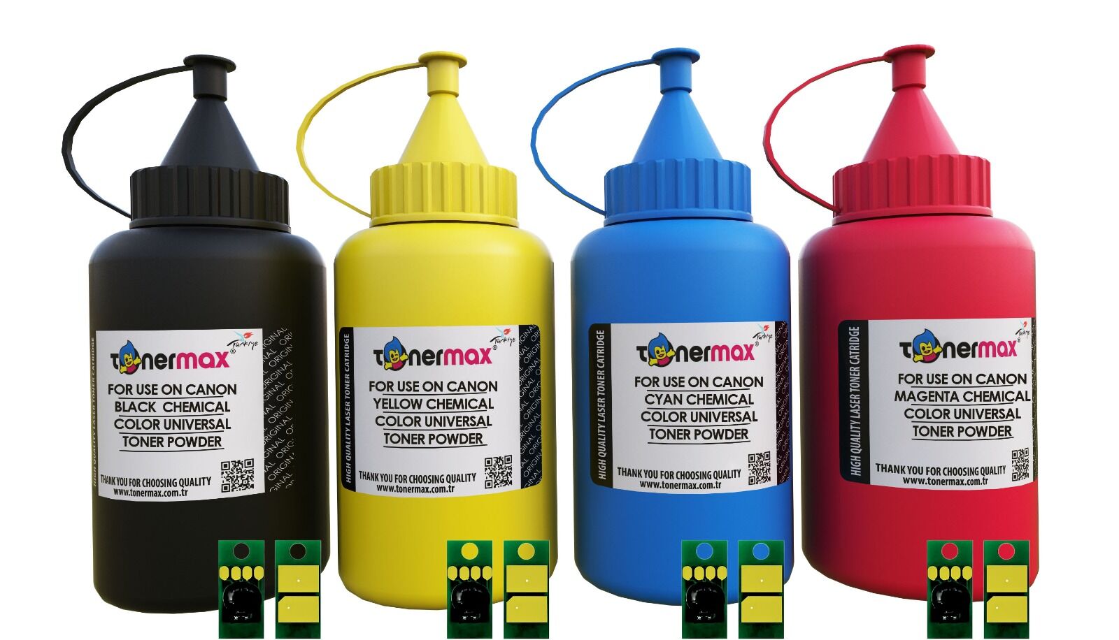 Canon CRG-075 Toner Tozu Set - Çipli / İmageCLASS MF665Cdw / MF662Cdw / LBP647Cdw / LBP646Cdw / MF663Cdw / i-SENSYS MF 664Cdw-Çipsiz