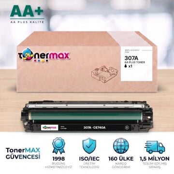 Hp 307A CE740A Siyah Muadil Toner AA Plus / Color LaserJet CP5225 / CP5225n / CP5225dn