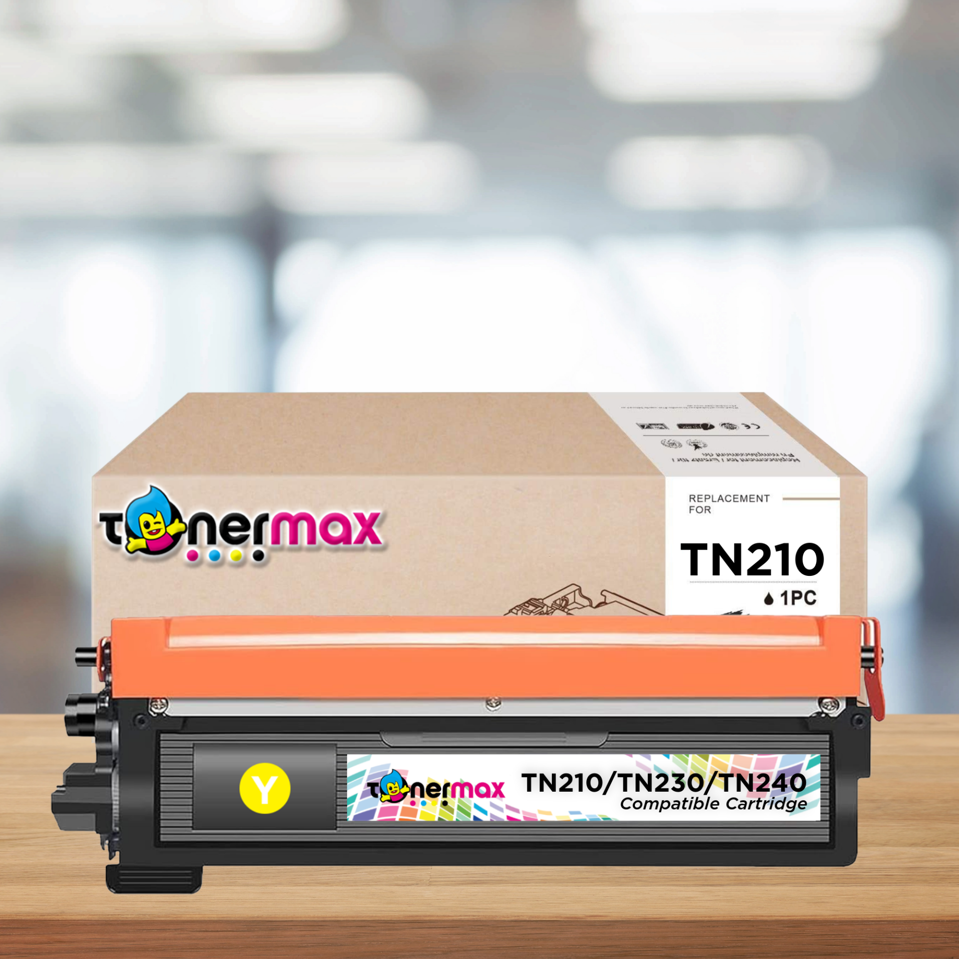 Brother TN210 / TN230 / TN240 Muadil Toner Sarı/ DCP-9010CN, HL-3040CN, HL-3070CW, MFC-9120CN, MFC-9320CW