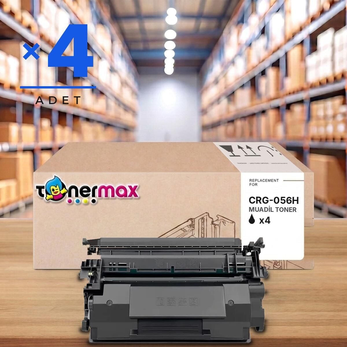 Canon CRG-056H Muadil Toner - Çipli 2'li Paket/ LBP-325dn / LBP-325X / MF-542x