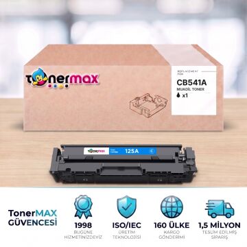 HP 125A CB541A / CP1215 / CP1515 / CM1312 Mavi Muadil Toneri - Ekonomik