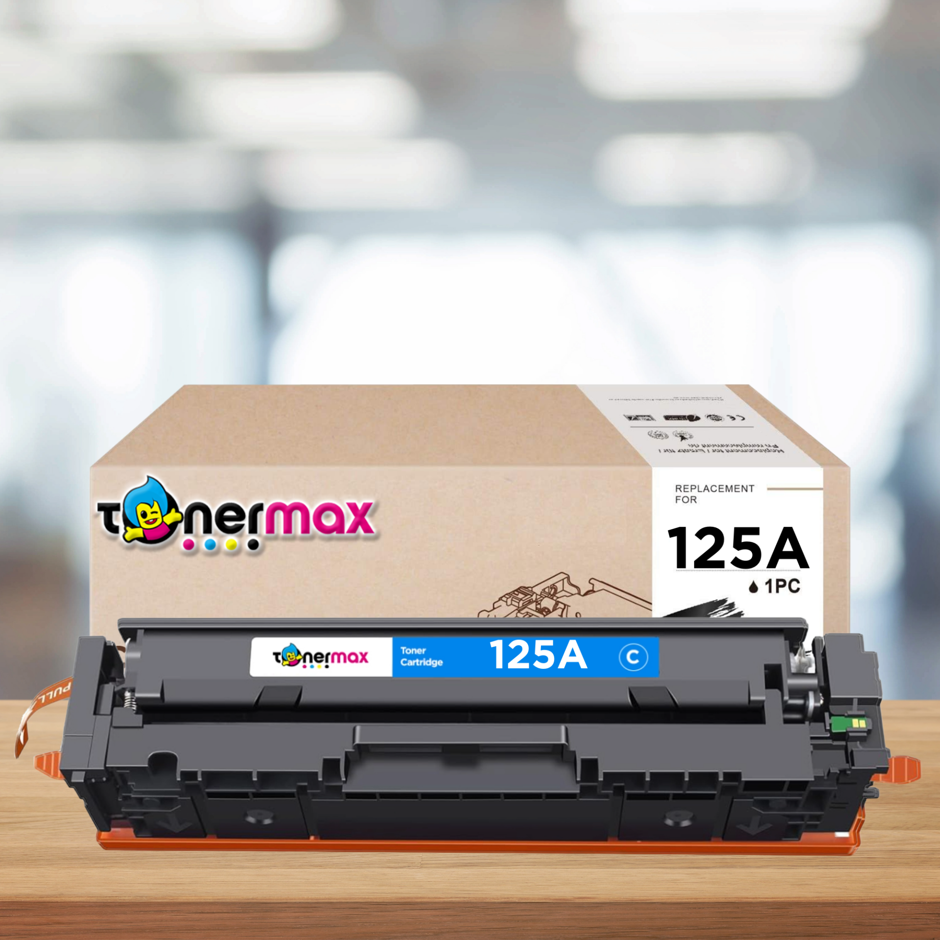 HP 125A CB541A / CP1215 / CP1515 / CM1312 Mavi Muadil Toneri - Ekonomik