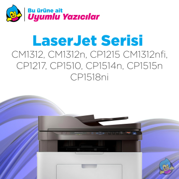 HP 125A CB543A / CP1215 / CP1515 / CM1312 Kırmızı Muadil Toneri - Ekonomik