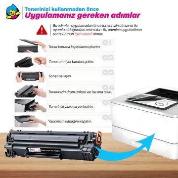 Hp CF283X Muadil Toneri  /  M201 / M225