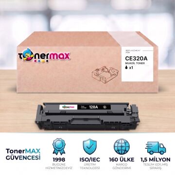 HP 128A CE320A Siyah Muadil Toneri / CM1415 / CP1525