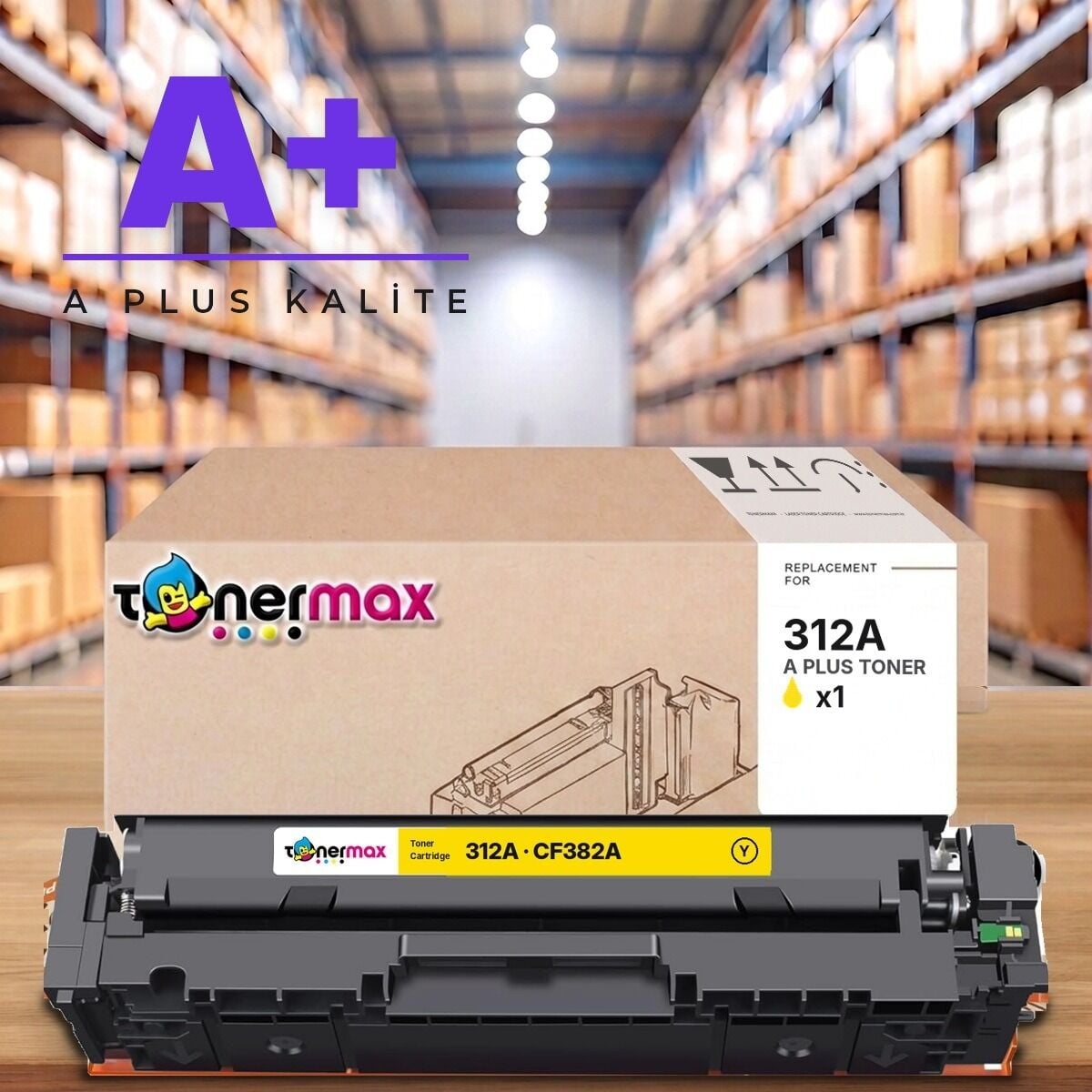 TonerMAX® 312A Sarı Muadil Toner — A Plus