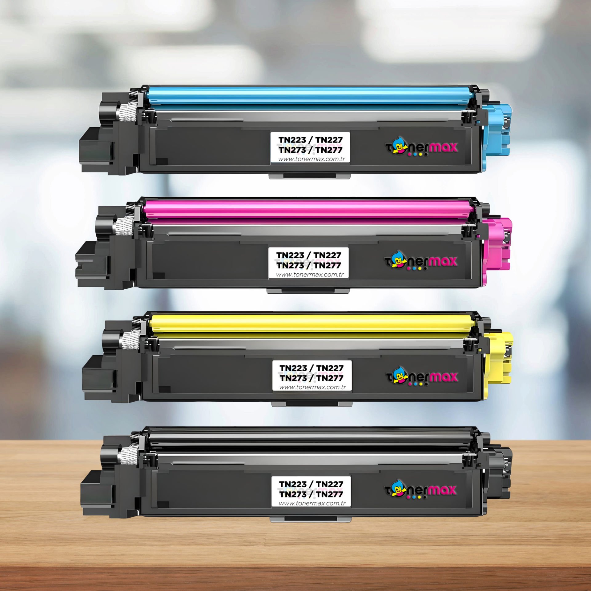 Brother TN223 /TN227 Muadil Toner Takım / HL-L3210 / L3230 / L3270 / L3290 / MFC-L3710 / L3750 / L3770
