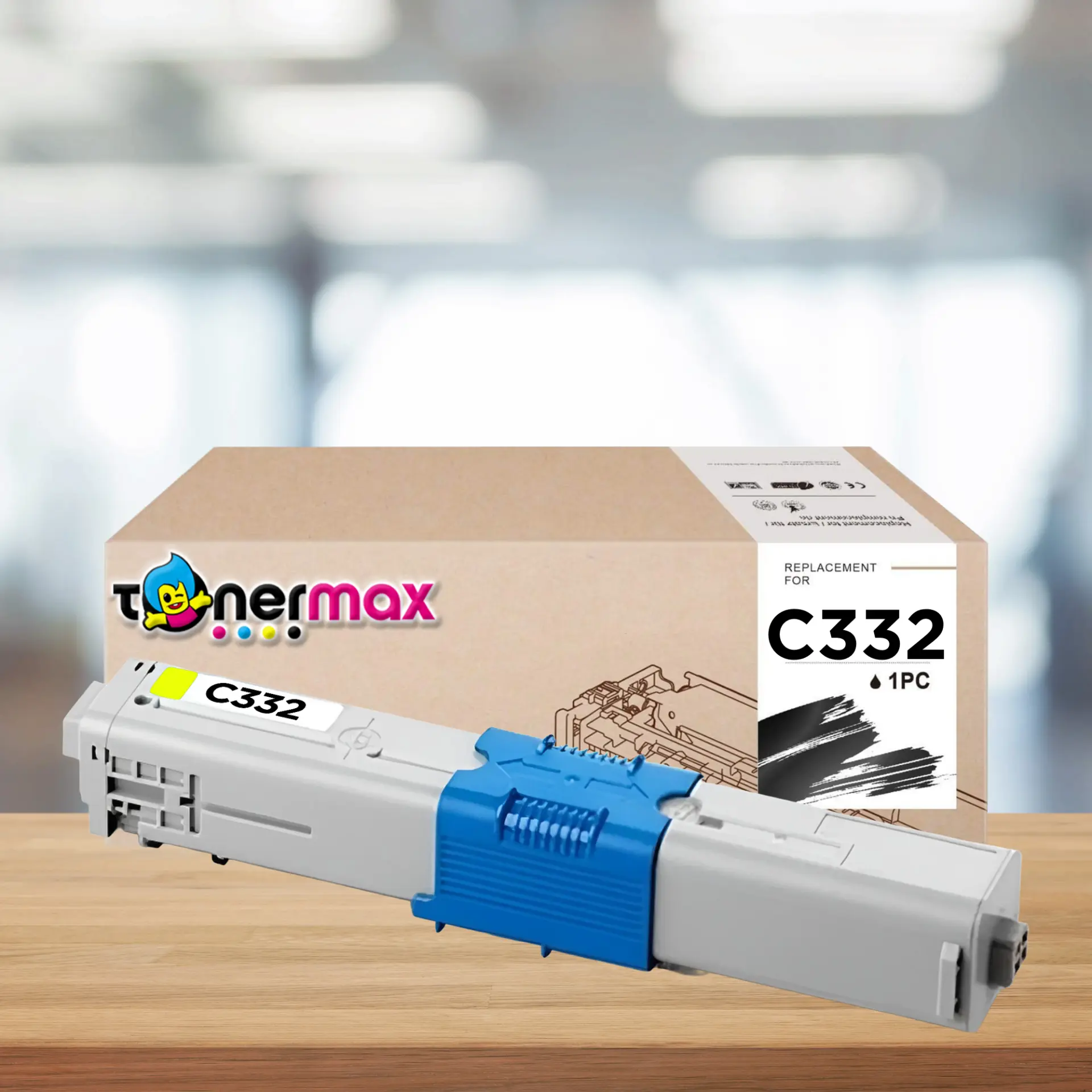 Oki C332 / MC363 Sarı Muadil Toneri