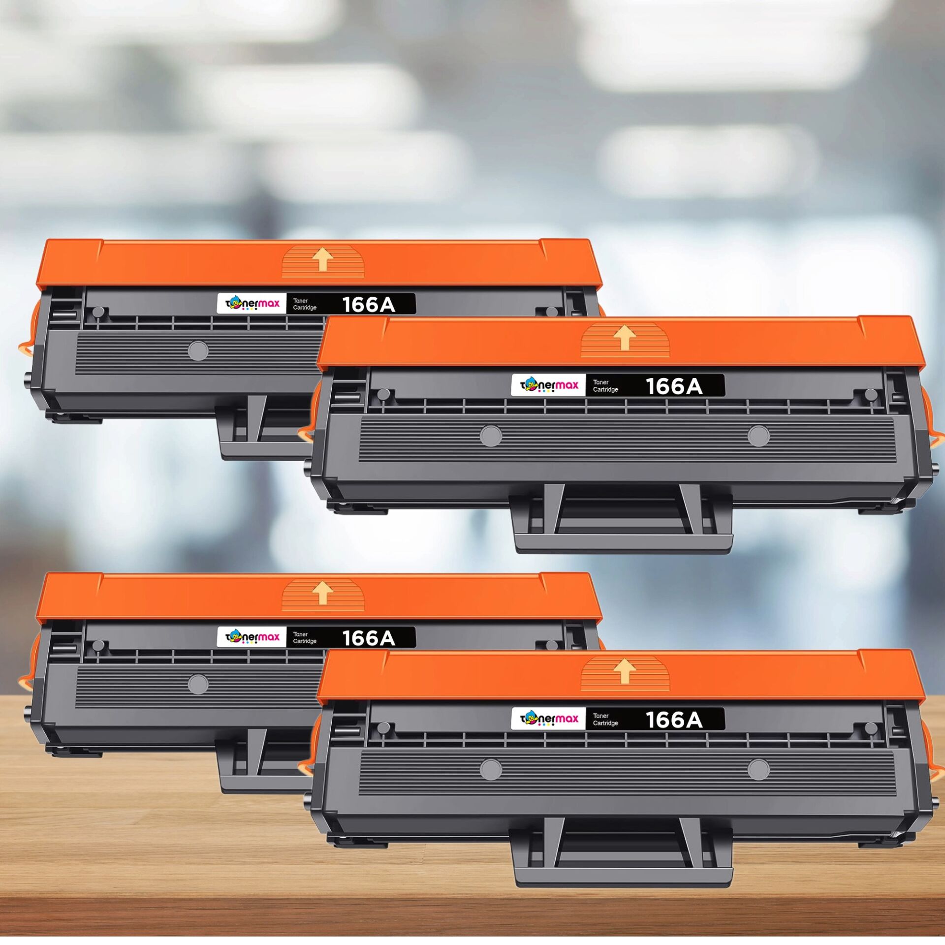 Tonermax HP Uyumlu 166A W1660A Muadil Toner - 4'lü / LaserJet 1008a / 1008w / MFP 1188a / 1188fnw