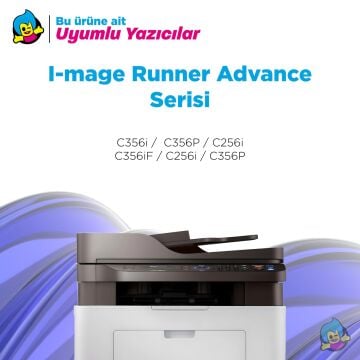 Canon C-EXV-55 Siyah Orijinal Toner IR-C256İ / IRC356İ/ IRC356P