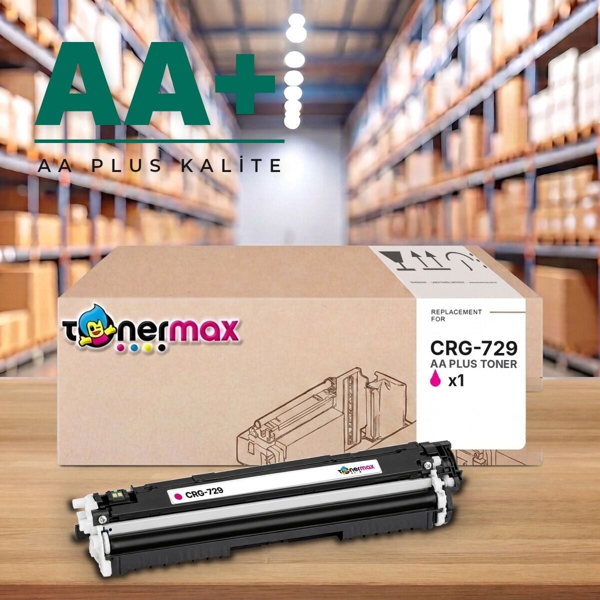 TonerMAX® CRG-729 Kırmızı Muadil Toner — AA Plus