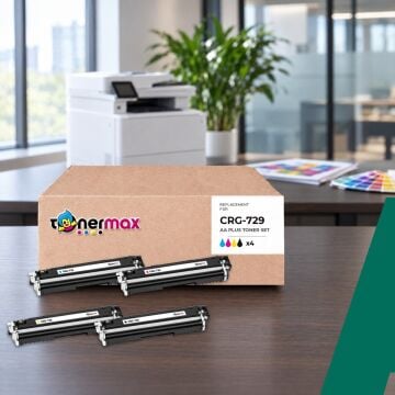 Canon CRG-729 CMYK Muadil Toner Seti AA Plus / LBP7010C / LBP7018C