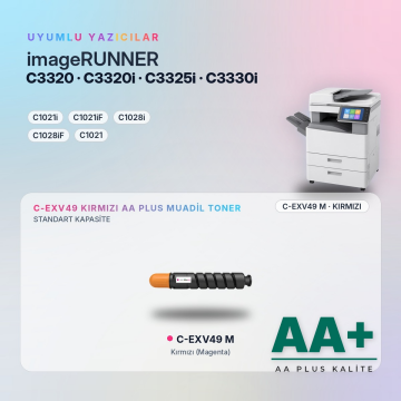 Canon C-EXV49 Kırmızı Muadil Toner AA Plus / iR-ADV C3320 / C3325 / C3330