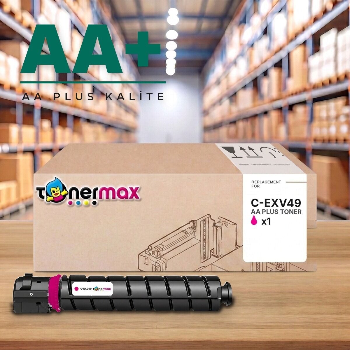 Canon C-EXV49 M Kırmızı AA Plus muadil toner