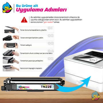 Brother TN-225 / TN221/TN241/TN251/TN261 Set Muadil Toner