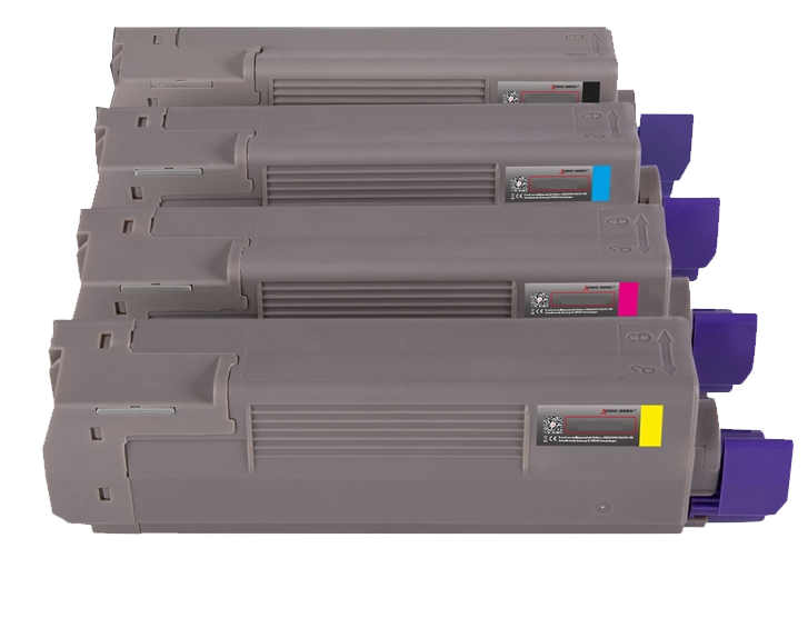 Oki 46490632 C532 Muadil Toner Set / C542 / MC563 / MC573