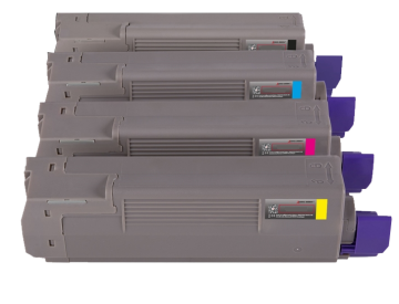 Oki 46490632 C532 Muadil Toner Set / C542 / MC563 / MC573