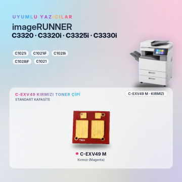 Canon C-EXV49 / iR-ADV C3320 / C3325 / C3330 Kırmızı Çip