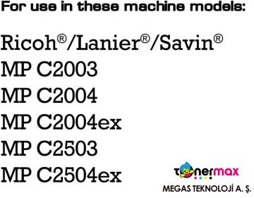 Ricoh MPC2003 Çip Takım / MPC2503 / MPC2004 / MPC2504
