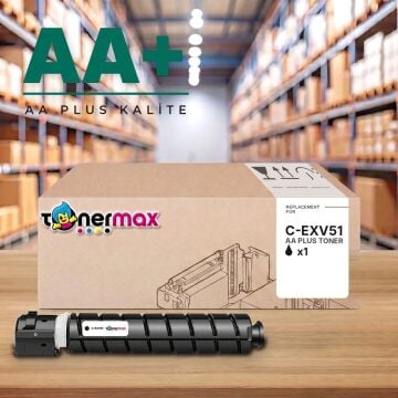 Canon C-EXV51 Siyah Muadil Toner AA Plus / iR-ADV C5535 / C5535i / C5540i / C5550i / C5560i