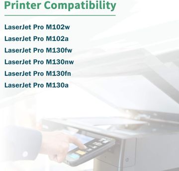 Hp CF217A Muadil Toner Çipli ( 5'li paket )  / M102 / M130