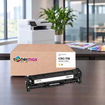 Canon CRG-718 Sarı Muadil Toner - Çipli / LBP7200Cdn / LBP7210Cdn / LBP7660Cdn / LBP7680Cx / MF724Cdw / MF728Cdw / MF729Cx / MF8330Cdn / MF8340Cdn / MF8350Cdn / MF8360Cdn / MF8380Cdw / MF8540Cdn / MF8550Cdn / MF8580Cdw