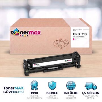 Canon CRG-718 Kırmızı Muadil Toner - Çipli / LBP7200Cdn / LBP7210Cdn / LBP7660Cdn / LBP7680Cx / MF724Cdw / MF728Cdw / MF729Cx / MF8330Cdn / MF8340Cdn / MF8350Cdn / MF8360Cdn / MF8380Cdw / MF8540Cdn / MF8550Cdn / MF8580Cdw
