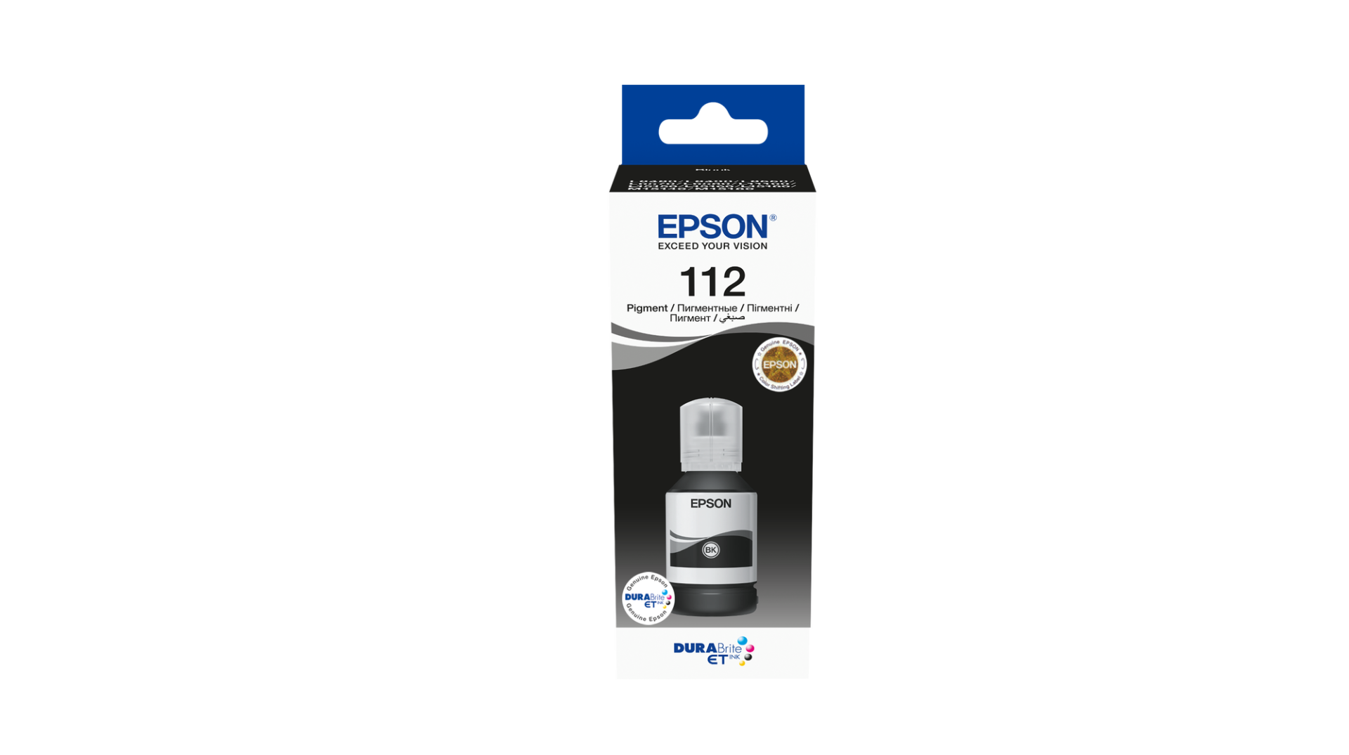Epson T112 Siyah Orjinal Mürekkep / C13T06C14A / L11160 / L15150 / L15160 / L6460 / L6490 / L6+550 / L6570 / M15140 / L15180 / L6580