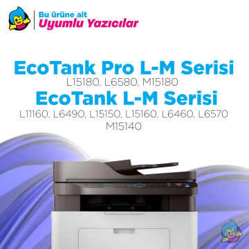 Epson T112 Sarı Orjinal Mürekkep / C13T06C44A / L11160 / L15150 / L15160 / L6460 / L6490 / L6+550 / L6570 / M15140 / L15180 / L6580