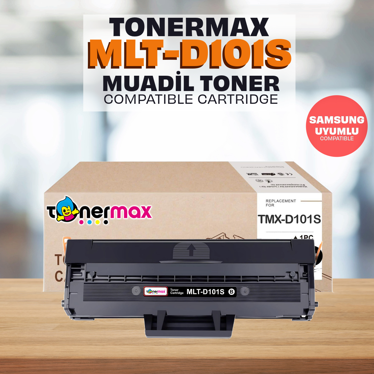 Samsung MLT-D101S / ML-2160 / ML-2165 / SCX-3400 / SCX-3405 / SF-760 Muadil Toner