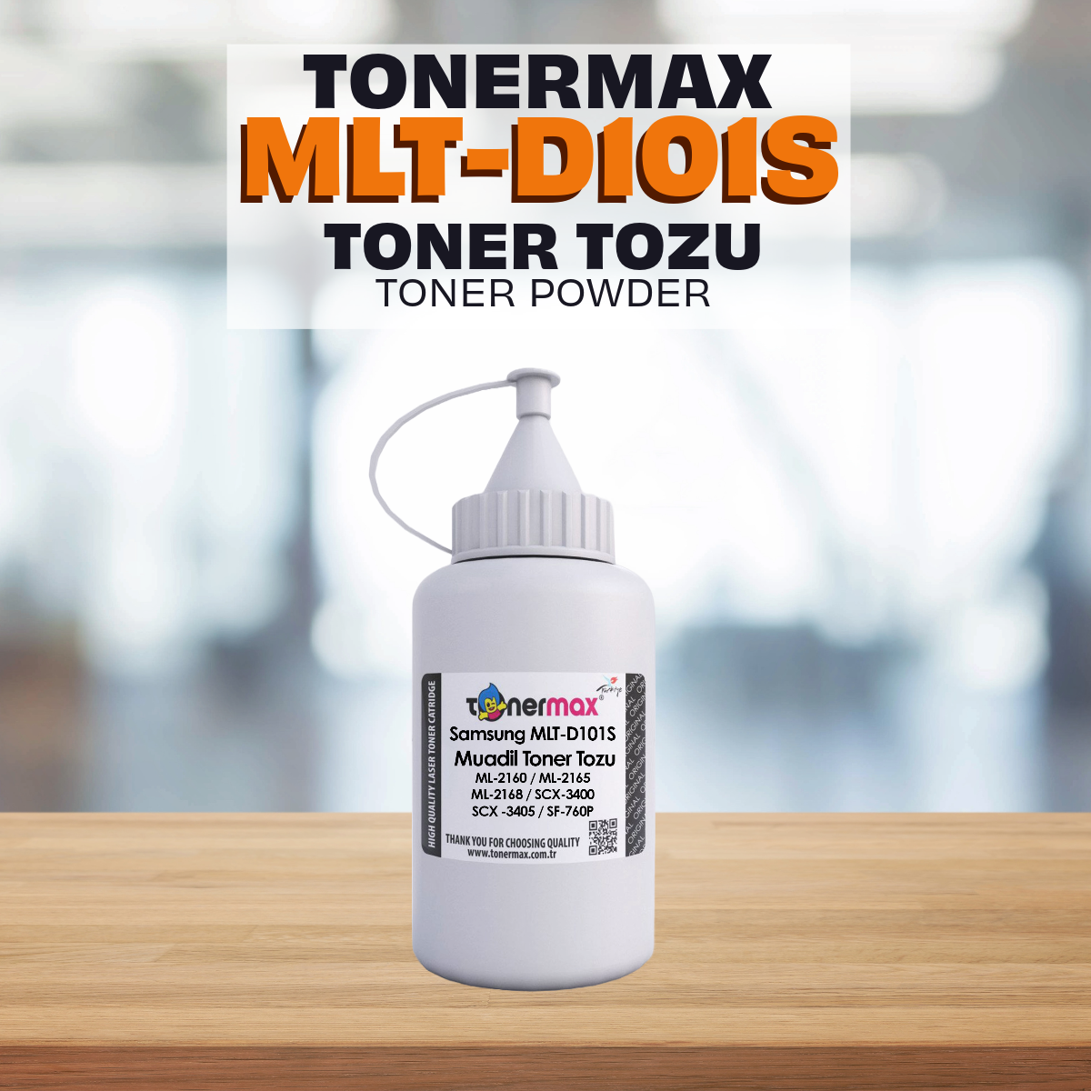Samsung MLT-D101S Toner Tozu 250GR. / ML2160 /ML2165 /SCX3400 /SCX3405 /SF760
