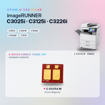 Canon C-EXV54 / iR C3025i / C3125i / C3226i Kırmızı Çip