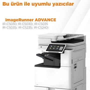 Canon C-EXV29 Muadil Toner Mavi/ IRC-5030 / IRC-5035 / IRC-5235 / IRC-5240