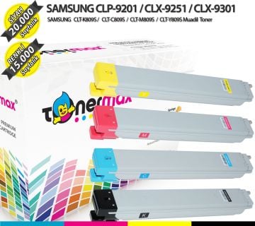 Samsung 809 Set Muadil Toner / CLX-9201 / CLX-9251 / CLX-9301