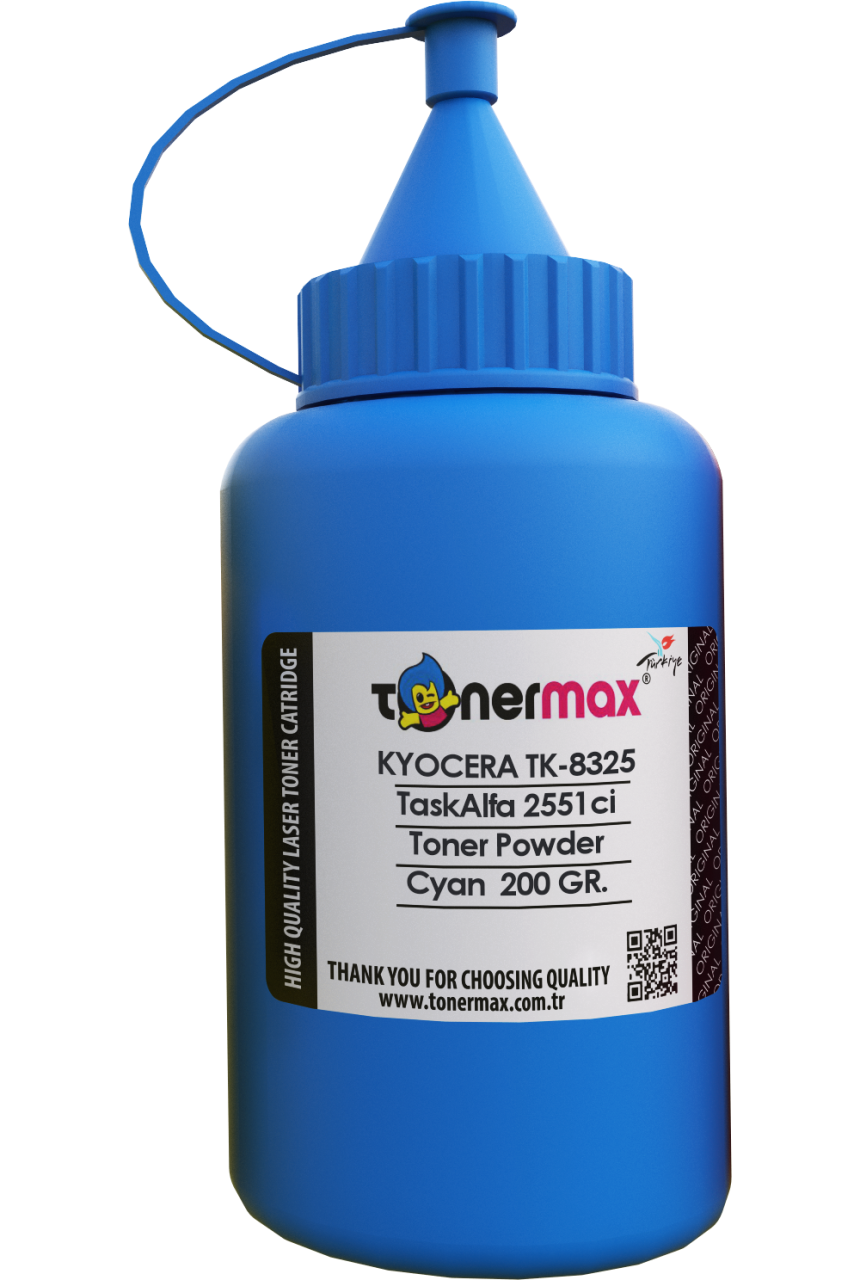 Kyocera Mita TK-8325 Mavi Toner Tozu/ TASKalfa 2551ci