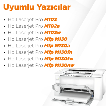 Hp 17A / CF217A / M102 / M130 Toner Tozu 250GR ( Orjinal Tonerlerde Kullanılır )