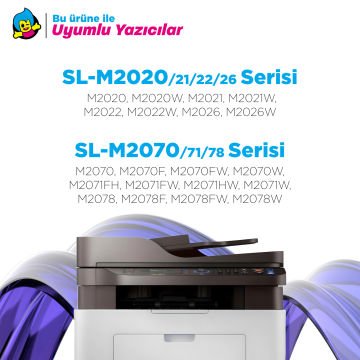 Samsung MLT-D111S Muadil Toner / Xpress M2020 / M2022 / M2070 - Yeni Versiyon Çipli