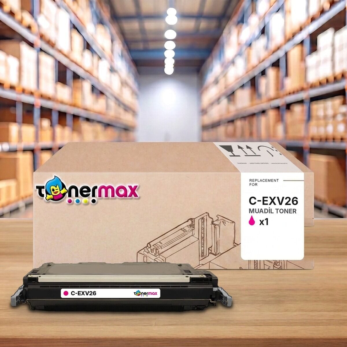 Canon C-EXV26 M Kırmızı muadil toner
