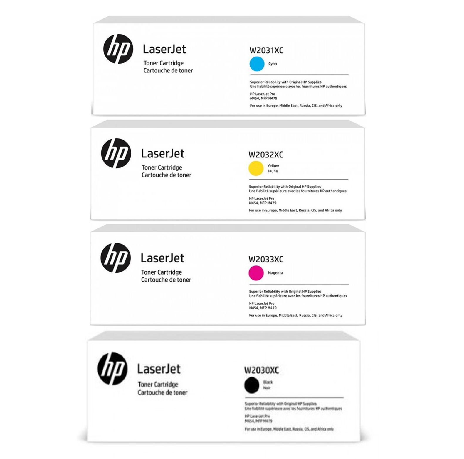 Hp 415X - W2030X / W2031X / W2032X / W2030X Orjinal Toner Takım / M455 / M480 / M454 / M478 / M479