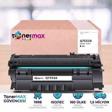 HP Q7553A Muadil Toner 4'lü Paket / M2727 / P2014 / P2015