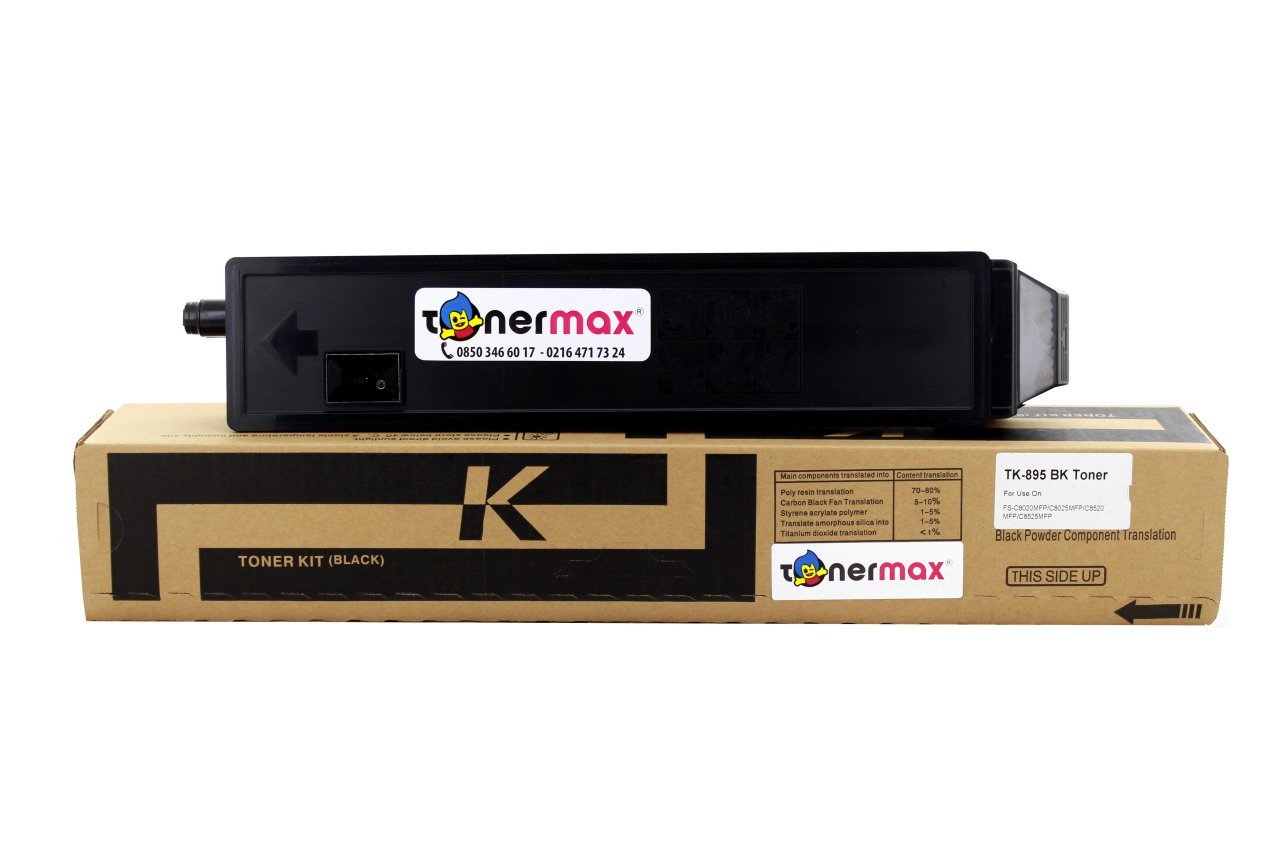 Kyocera TK-895 Siyah Muadil Toner / FSC8020 / FSC8025 / FSC8520 / FSC8525